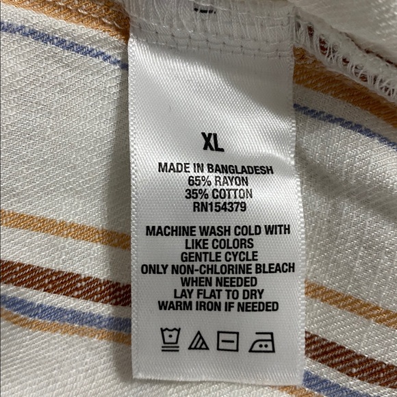 NWT Aeropostale Women's Cream and Brown Striped Utility Jacket - Picture 4 of 5